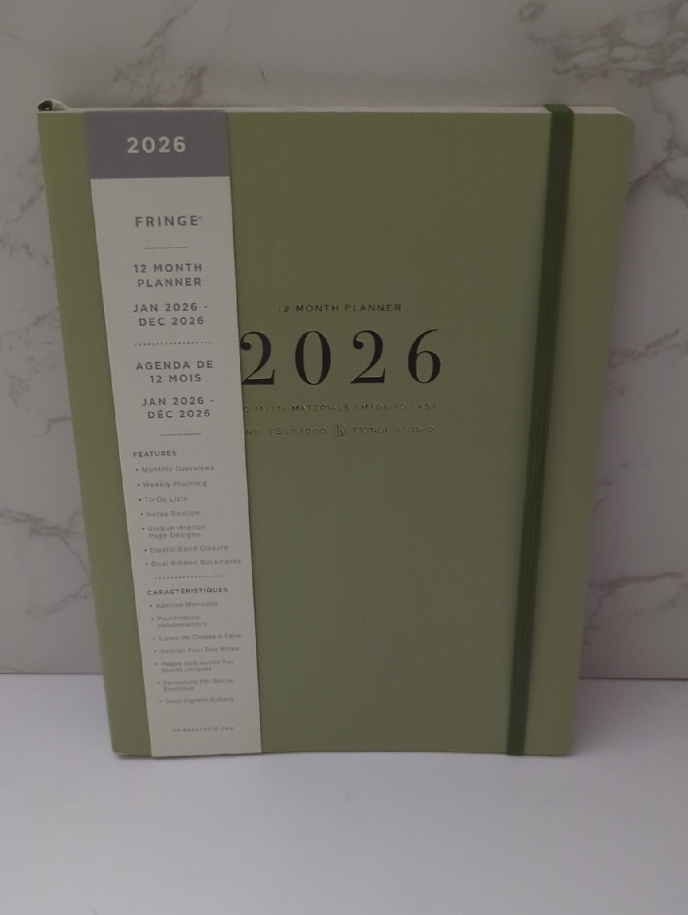 Fringe Studio 2026 Planner in Sage Green